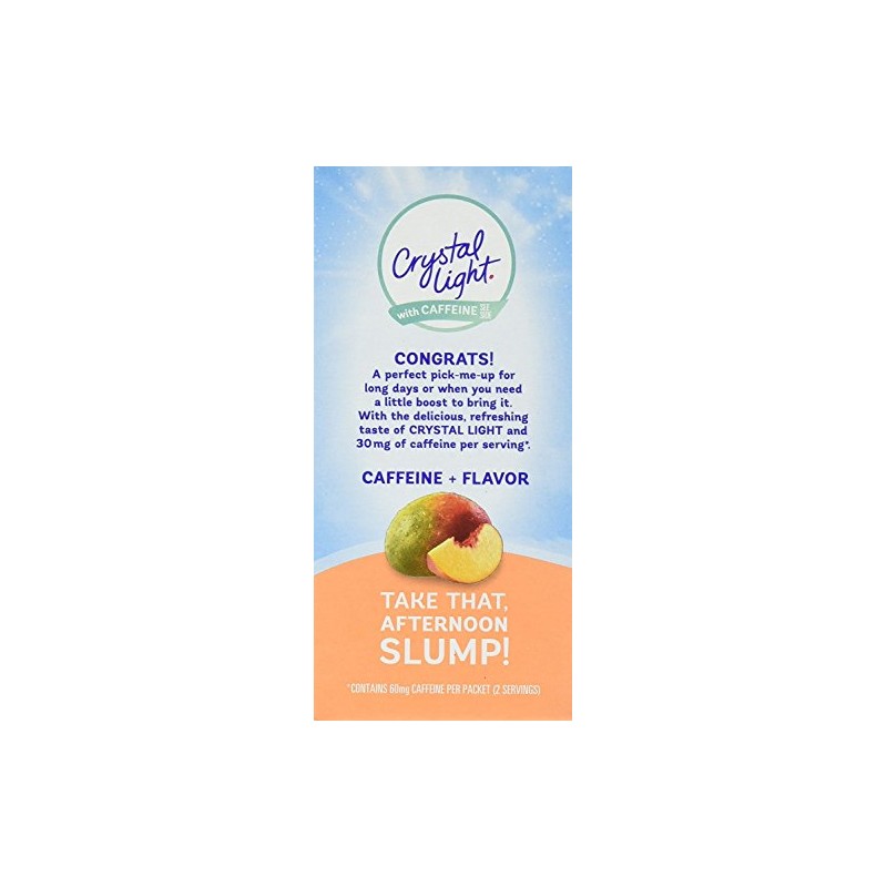 Crystal Light Sugar-Free Peach Mango Drink Mix (10 On-the-Go Packets)