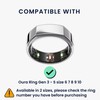kwmobile 3X Smart Ring Protective Cover Compatible with Oura Ring