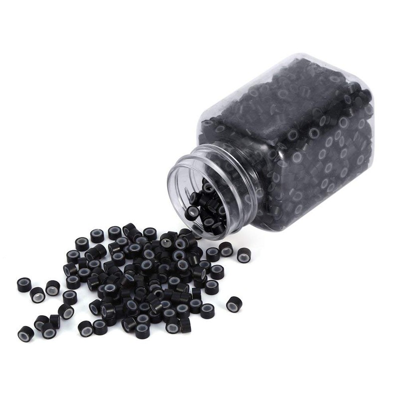 Perlas De ExtensióN De Cabello, 1000 Piezas De 5 Mm