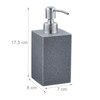 Relaxdays Soap Dispenser 300 ml, Refillable, Bathroom, Kitchen, Liquid Soap