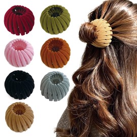 Aweoisa 7PCS Hair Accessories For Women,Bird Nest Magic Hair Clip,Hair Bun Accessories For Women,Hair Bun Clip