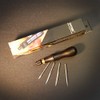 OWDEN Professional leather tool,4 in 1 awl tool set for