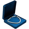 Akangbox Large Velvet Necklace Box for Chunky Necklaces & Pearl