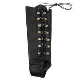 BIUDECO Archery Forearm and Wrist Protector for Bow PU Leather Arm Guard Adjustable Fit for Outdoor Practice Shooting