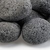 American Fireglass Large Lava Stone (Tumbled) Gray/Black 2" - 4",