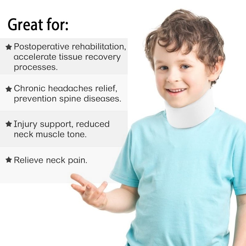 HKJD Kids Neck Brace for Neck Pain and Support, Soft