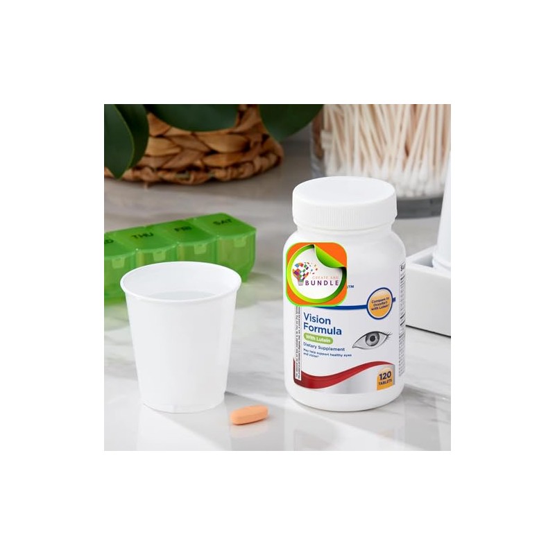 Create and Bundle Fórmula Equate Vision con Luteína: Suplemento Dietético