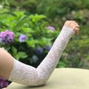 Women's Summer Lace Arm Sleeves 1 Pair Gray 3ea