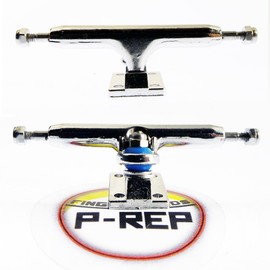 P-REP V2 Performance Fingerboard Trucks (34mm, Chrome)
