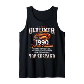 35th Birthday Man Gift 1990 not Old Classic 1990 35 Vintage Tank Top