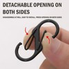 Anti-Theft Zipper Clips Set, 30Pcs Dual S Shaped Carabiner Clips