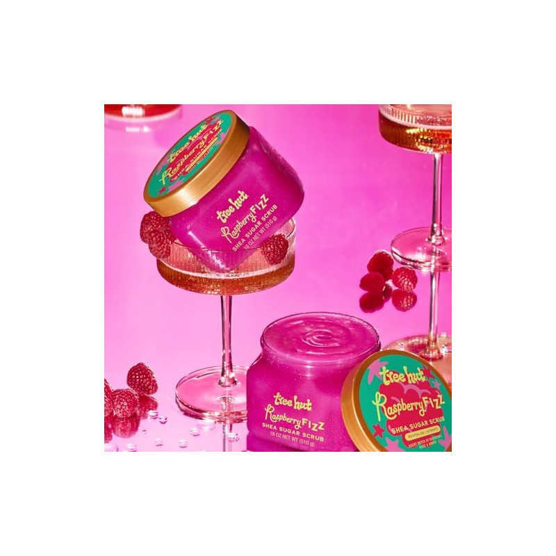Tree Hut Shea Sugar Scrub Raspberry Fizz, 510 g