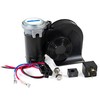 HornBlasters 12-Volt Black Compact Electric Truck Horn