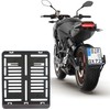 1 x License Plate Holder with 3D Carbon Look Stripes