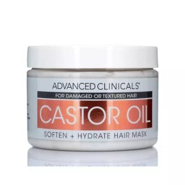 Advanced Clinicals 피마자유 컨디셔닝 헤어 마스크 12 FLOZ Advanced Clinicals Castor Oil Conditioning Hair Mask 12 FLOZ