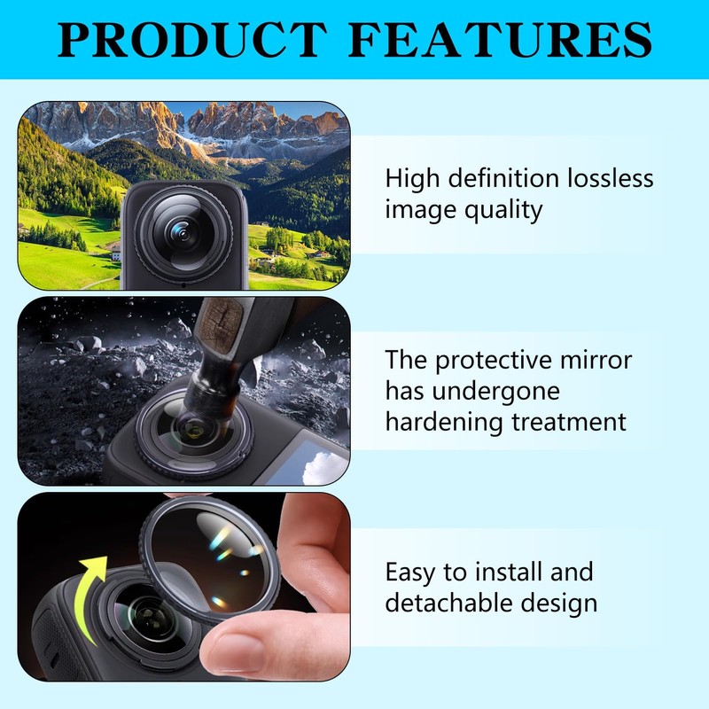 Lens Protector for Insta360 One X4 - Anti-Scratch Lens Protector
