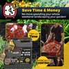 32oz Concentrated Ultra Black Mulch Dye with Gloves, Liquid Rubber
