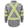 BOCOMAL FR Shirts Hi Vis/High Visibility Flame Resistant/Fire Retardant Shirt