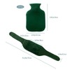 Hot Water Bottle Bag with Warm Plush Waist Cover Belt