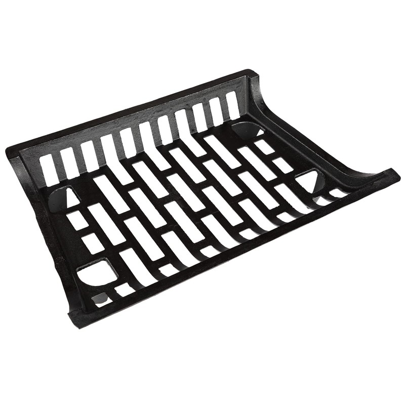AGTEK 24 inch Fireplace Log Grate Heavy Duty Solid Steel