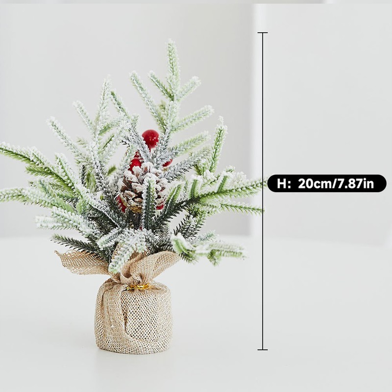 Desktop Xmas Tree Small Simulation Tabletop Decorative Xmas Trees for