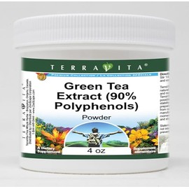 Terravita Green Tea Extract (90% Polyphenols) Powder (4 oz, ZIN: 514372) - 2 Pack