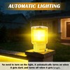 QXMH Solar Strobe Warning Light - Bright 360 Degree Solar