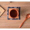 Natiform Set of 4 Bamboo Coasters Stylish Lightweight Tea Holder