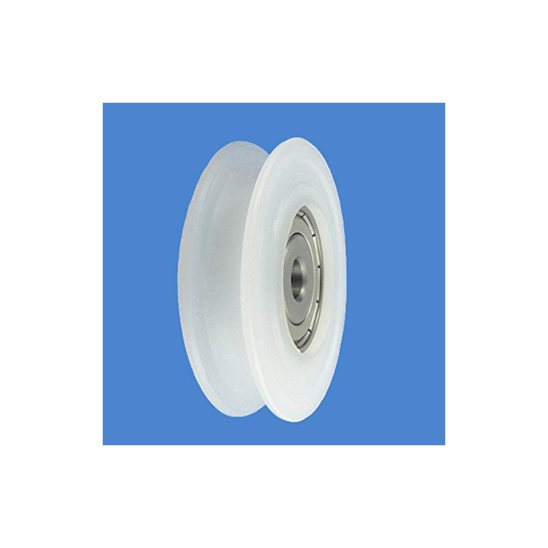 ZAB-S C60/10LL/8 Profile Plastic Roller with Ball Bearing for Rope