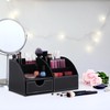 Relaxdays Desk Organiser, Office Organiser with 6 Compartments & Drawer,