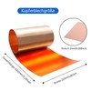 Uxney Copper Tape Copper Sheet Roll, Copper Sheet 1000 x