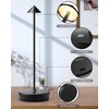 SHANGCAI Cordless Table Lamps Rechargeable, 6000mAh Battery Operated LED Desk