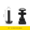 50pcs M6x16mm Cabinet Screws Rack Mount Cage Nuts Screw Washers