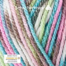 Schachenmayr Bravo Color Hand Knitting Yarn, 50 g Mineral Jacquard