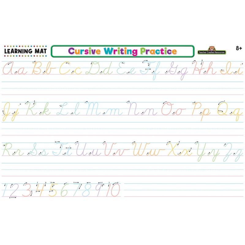 Cursive Writing Practice Learning Mat