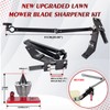 New Upgrade Large Size Lawn Mower Blade Sharpener & Balancer,