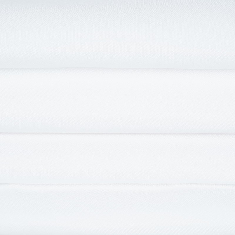 Zdada 50inch Round Polyester Tablecloth White Banquet Wedding Table Cloth