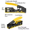 Gaobige rj45 Crimp Tool Kit, Pass Through Cat7 Cat6A Cat6