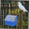 Kisangel Quail Feeder Multi-Function Pigeon Feeder Water Bird Feeder with