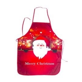 Christmas Apron Reindeer Santa Funny Apron Cartoon Kitchen Aprons Novelty Cooking Apron Baking Pinafore for Chef Men Women Restaurant Home Dinner Party Supplies (Santa)