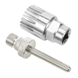 Bicycle Bottom Bracket Remover, Tool Crank Puller Remover, Bicycle Bottom Bracket Remover Tool, 24 mm Universal 20 Teeth Tool, Standard 20 Tooth Bottom Bracket Repair Puller for MTB BMX