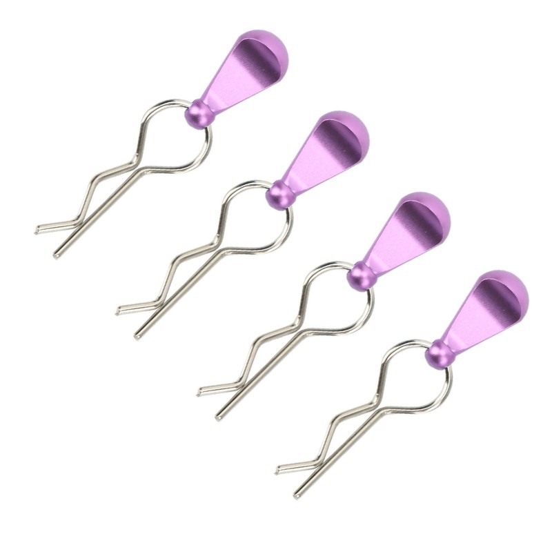 4Pcs Metal RC Car Body Clips with Pull Tabs for