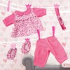 Bayer Design 8461900 Doll Clothes Set for Dolls, 42-46 cm