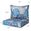 JMKaixin Outdoor Seat/Back Deep Chair Cushion Set for Patio Furniture