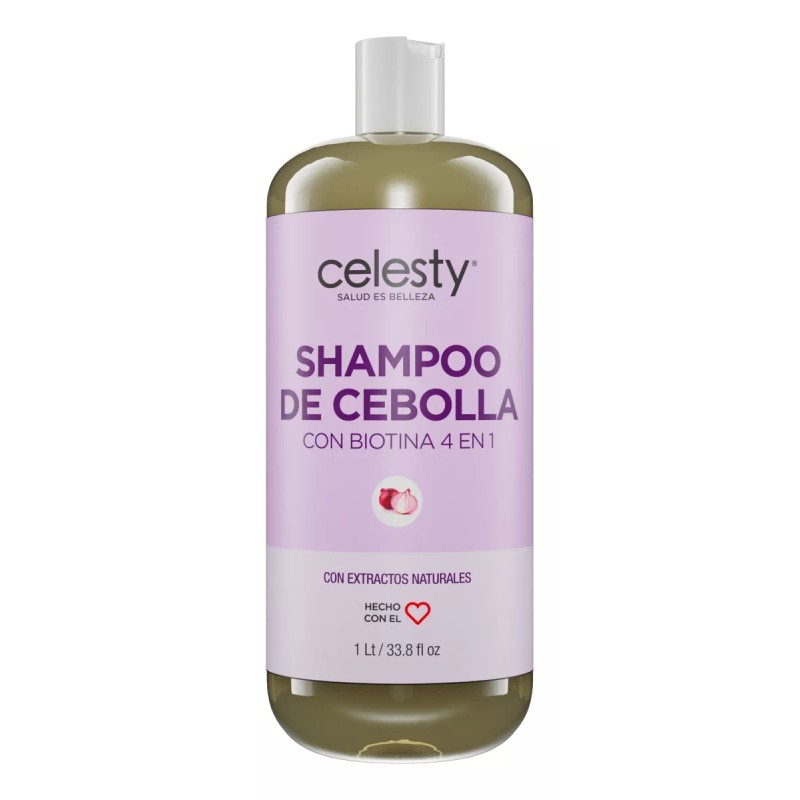 Celesty Shampoo De Cebolla Con Biotina 4 En 1 Sin