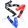 Com Four Pack of 12 Pirate Key Ring/Collar/Lanyard in Various