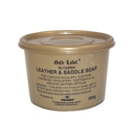 Gold Label Unisex's Herbal Health Glycerin Leather And Saddle Soap, Clear, 500 g