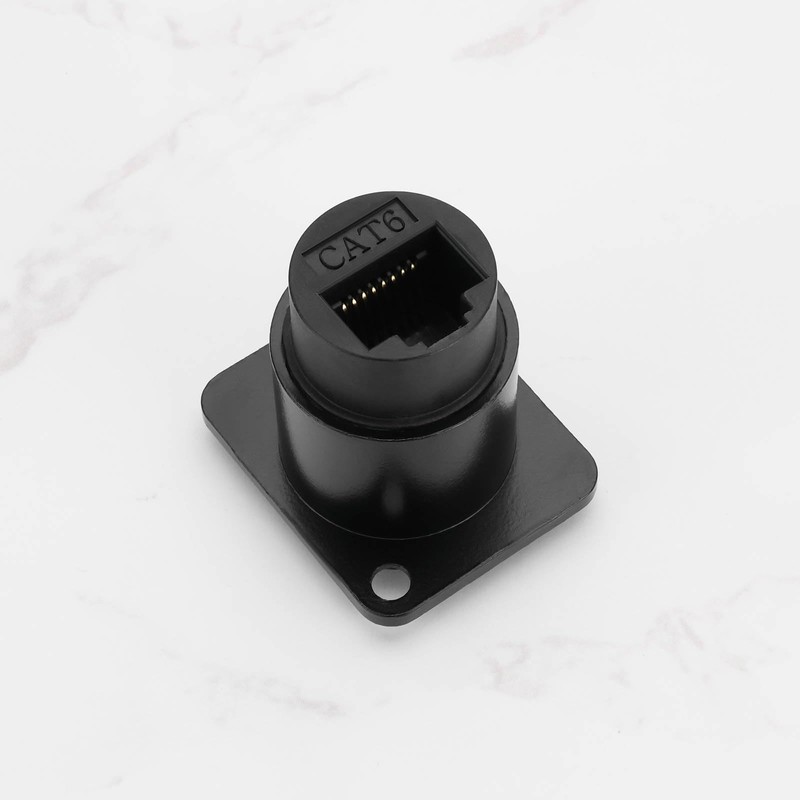 EMSea Set of 2 RJ45 CAT6 Adapter with Dust Cover