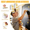 Holographic Gold Star Stickers 1 Inch Self Adhesive 1500 Pcs