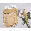 Inkdotpot Beach Party Wedding Supplies 50-Pack Wedding Word Scramble Bridal